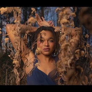 Navy Blue ASOS Draped dress